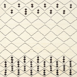 Sideview of Machine Washable Contemporary Lemon Chiffon Beige Rug, wshcon2744