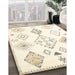 Machine Washable Contemporary Brown Rug in a Family Room, wshcon2746