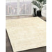Machine Washable Contemporary Parchment Beige Rug in a Family Room, wshcon2748