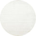 Sideview of Contemporary Pearl White Beige Solid Rug, con274