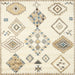 Sideview of Machine Washable Contemporary Bisque Beige Rug, wshcon2752