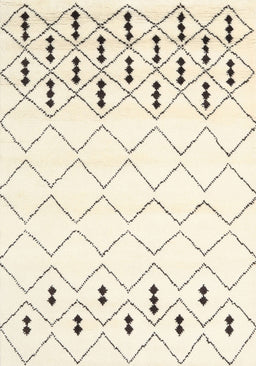 Contemporary Beige Solid Rug, con2753