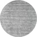 Square Machine Washable Contemporary Silver Gray Rug, wshcon2756