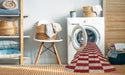 Machine Washable Contemporary Brown Rug in a Washing Machine, wshcon2764