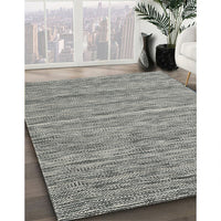 Contemporary Carbon Gray Modern Rug, con2766