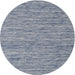 Square Machine Washable Contemporary Purple Navy Blue Rug, wshcon2768