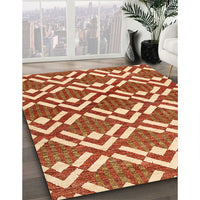 Contemporary Red Modern Rug, con276