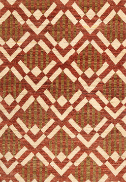 Contemporary Red Modern Rug, con276