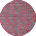 Square Machine Washable Contemporary Grey Gray Rug, wshcon2771