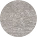 Sideview of Contemporary Pale Silver Gray Modern Rug, con2772