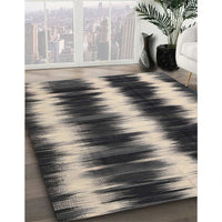 Contemporary Tan Brown Modern Rug, con2775