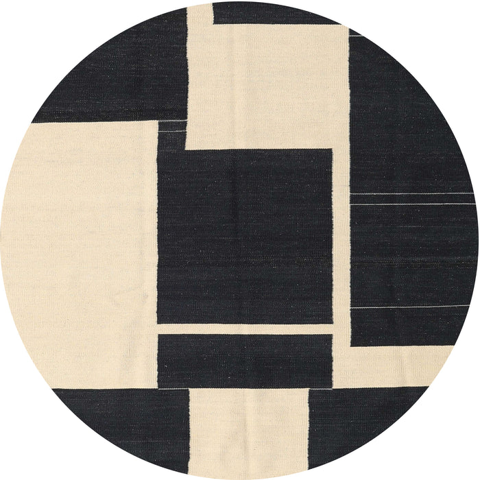 Square Machine Washable Contemporary Charcoal Black Rug, wshcon2776