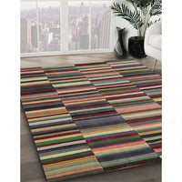 Contemporary Reddish Brown Southwestern Rug, con2779