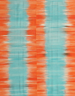 Contemporary Turquoise Green Modern Rug, con2782