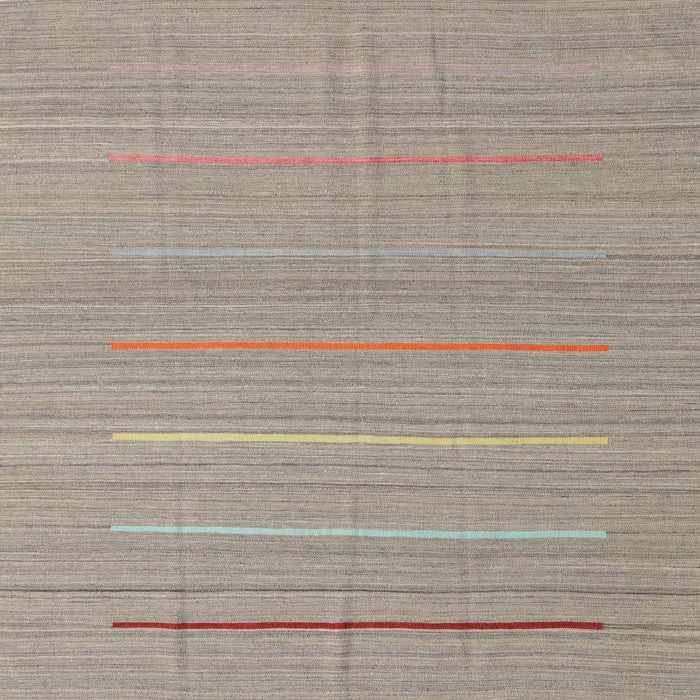 Square Contemporary Rose Purple Modern Rug, con2785