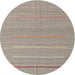 Sideview of Contemporary Rose Purple Modern Rug, con2785