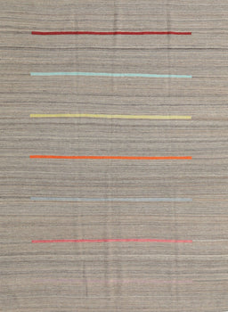 Contemporary Rose Purple Modern Rug, con2785