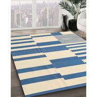 Contemporary Golden Blonde Gold Modern Rug, con2787