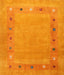 Contemporary Dark Orange Modern Rug, con2793