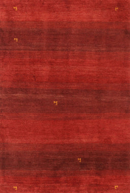Contemporary Red Modern Rug, con2794