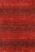 Machine Washable Contemporary Red Rug, wshcon2794