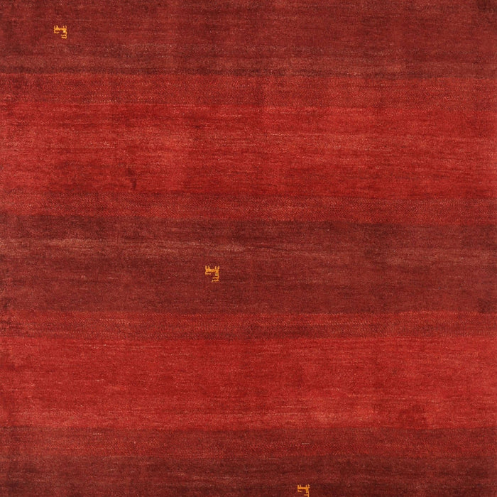 Machine Washable Contemporary Red Rug, wshcon2794