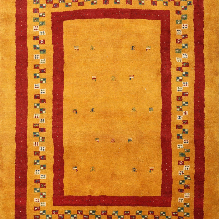 Machine Washable Contemporary Dark Orange Rug, wshcon2796