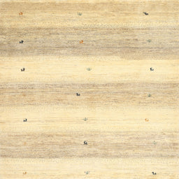 Square Contemporary Sun Yellow Solid Rug, con2798