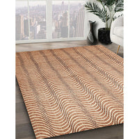 Contemporary Red Modern Rug, con279