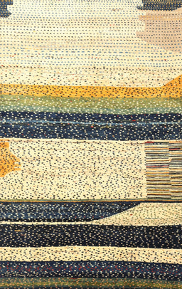 Contemporary Sun Yellow Modern Rug, con2802