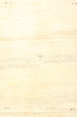 Contemporary Beige Solid Rug, con2804