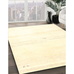 Machine Washable Contemporary Parchment Beige Rug in a Family Room, wshcon2804