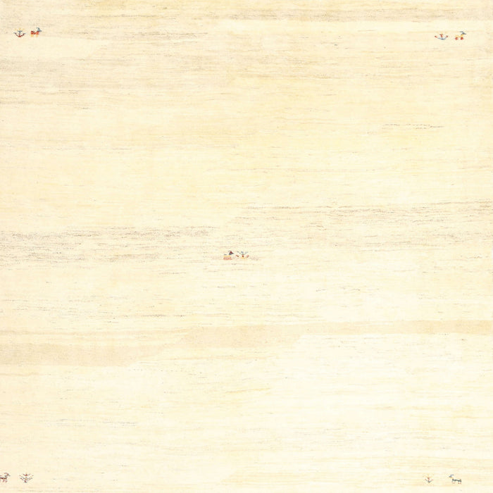 Sideview of Machine Washable Contemporary Parchment Beige Rug, wshcon2804