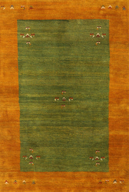 Contemporary Mahogany Brown Modern Rug, con2805