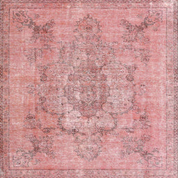 Square Contemporary Red Persian Rug, con2806