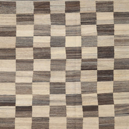 Sideview of Machine Washable Contemporary Brown Rug, wshcon2808