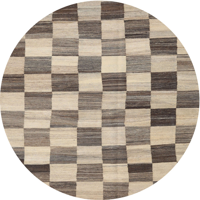 Square Machine Washable Contemporary Brown Rug, wshcon2808