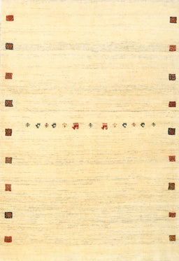 Contemporary Sun Yellow Solid Rug, con2812