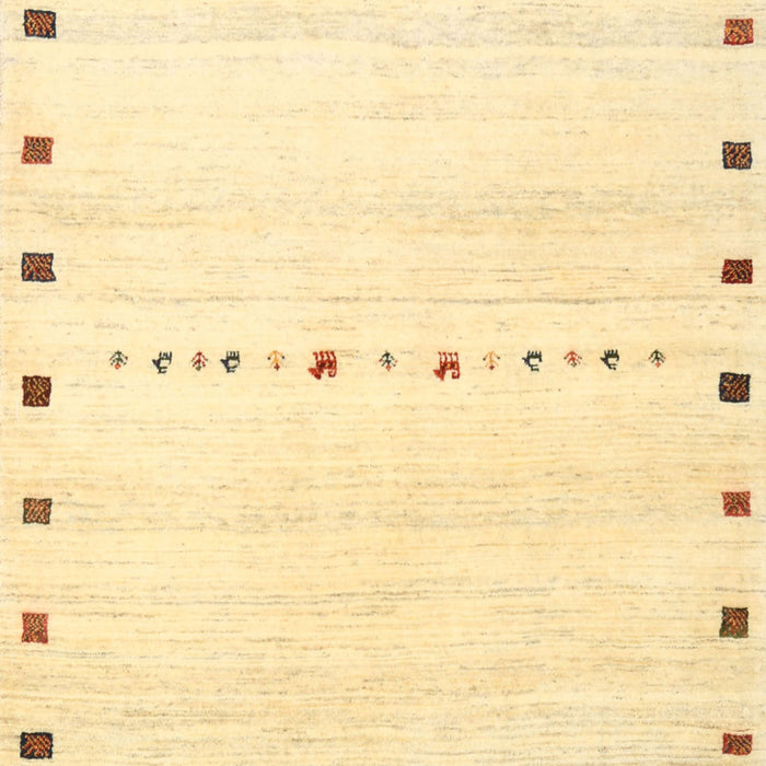 Contemporary Sun Yellow Solid Rug, con2812