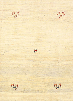 Contemporary Brown Gold Solid Rug, con2813