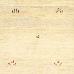 Sideview of Machine Washable Contemporary Brown Gold Rug, wshcon2813