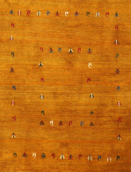 Contemporary Orange Red Modern Rug, con2816