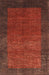 Contemporary Red Modern Rug, con282