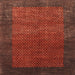 Sideview of Machine Washable Contemporary Tomato Red Rug, wshcon282