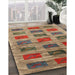 Machine Washable Contemporary Sienna Brown Rug in a Family Room, wshcon2831