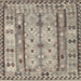 Sideview of Machine Washable Contemporary Tan Brown Rug, wshcon2833