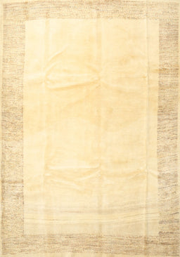Contemporary Sun Yellow Solid Rug, con2835