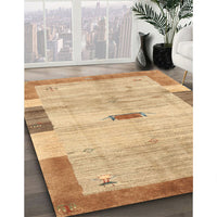 Contemporary Orange Modern Rug, con2836