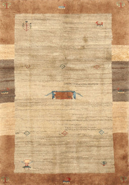 Contemporary Orange Modern Rug, con2836