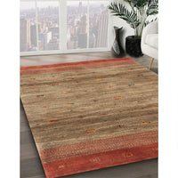 Contemporary Red Modern Rug, con2837